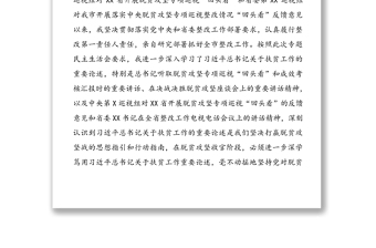 市委書記中央脫貧攻堅(jiān)專項(xiàng)巡視回頭看反饋問題整改專題民主生活會對照檢查材料