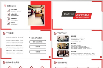 大氣簡約前臺培訓教育培訓PPT模板