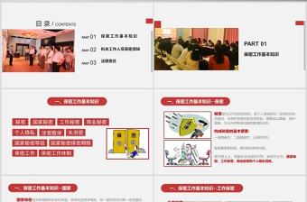 保密警示教育課保密知識培訓ppt模板