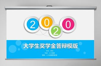 獎學金答辯框架完整精美PPT