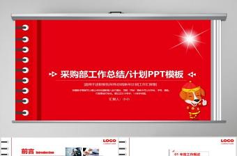 采購部工作總結(jié)計劃PPT模板