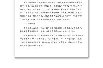 關(guān)于加強和改進優(yōu)秀年輕干部培養(yǎng)選拔工作的實施意見(市級)