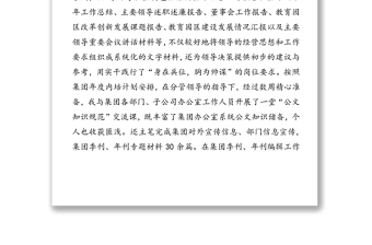 國有企業(yè)辦公室副主任個人年終總結(jié)