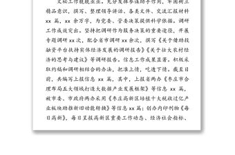 高新區(qū)黨政辦公室工作總結(jié)