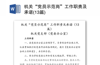 2022社区党务副书记明职责践承诺情况