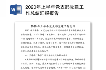 2023党支部年度汇报免费下载