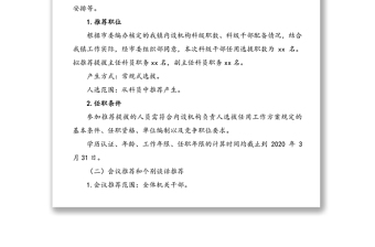 委員會(huì)關(guān)于內(nèi)設(shè)機(jī)構(gòu)負(fù)責(zé)人選拔任用工作方案