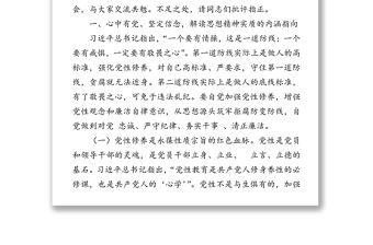 紀委書記黨性修養(yǎng)廉潔自律方面集中研討發(fā)言