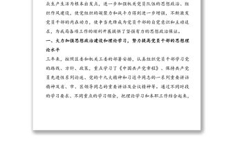 黨支部換屆工作匯報