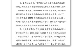 2020年上半年黨風(fēng)廉政建設(shè)工作總結(jié)和下半年計(jì)劃