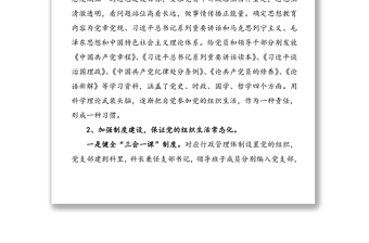 嚴肅黨的組織生活專項檢查自查報告