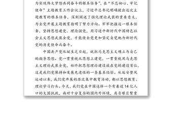 堅(jiān)持思想建黨理論強(qiáng)黨-論學(xué)習(xí)貫徹習(xí)近平總書記在“不忘初心牢記使命”主題教育工作會議重要講話