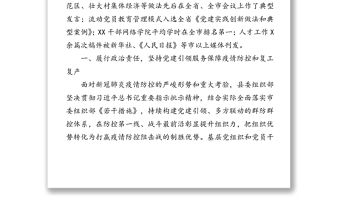 2020年述學述職述廉述法報告