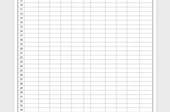 發票管理臺賬模板Excel模板