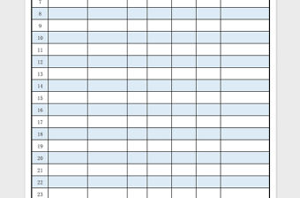 材料庫存明細表excel模板