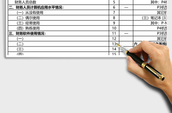 信息化建設(shè)基本情況調(diào)查表excel模板