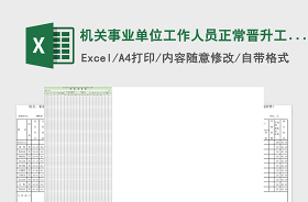 2021年事業(yè)單位薪級工資套改表