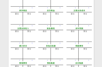 自动计算财务报表excel