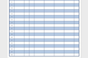 電話通訊錄EXCEL模板