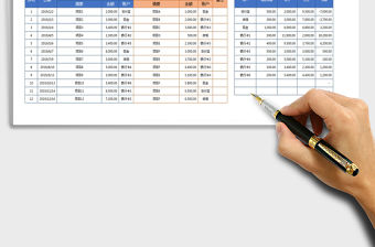 2022年收支管理表（自動統計+圖表顯示）
