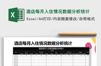 2021年酒店每月入住情況數(shù)據(jù)分析統(tǒng)計(jì)