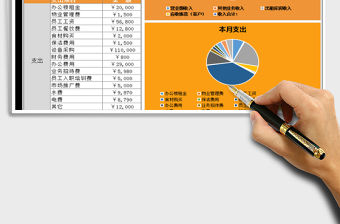 2021年財務收支月報表