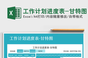 2021年工作計(jì)劃進(jìn)度表-甘特圖