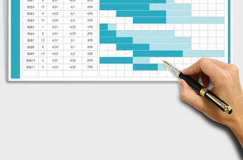 2021年工作计划进度表-甘特图