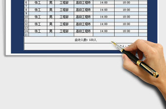 2021年公司員工培訓簽到表