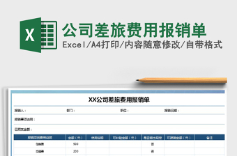 2021年公司差旅費(fèi)用報銷單