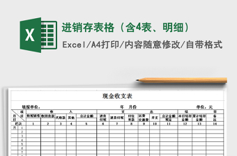 2021年進(jìn)銷存表格（含4表、明細(xì)）