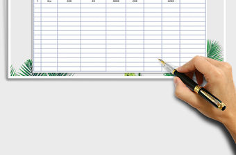 2021年計時工資表（自動匯總）免費下載