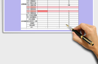 2021年簡單的天貓雙十一預算表