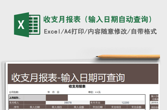 2022收支月報(bào)表（輸入日期自動(dòng)查詢(xún)）