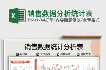 2021年銷售數據分析統計表