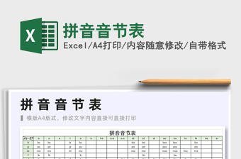 2021年拼音音節(jié)表免費(fèi)下載