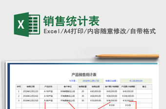2021年銷售統(tǒng)計(jì)表