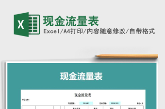 2021年現(xiàn)金流量表