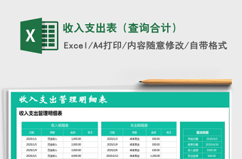 2021年收入支出表（查詢合計）