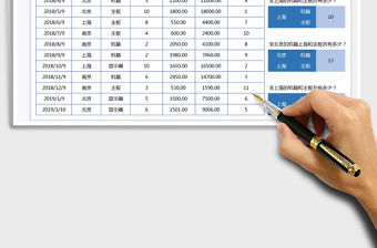 2021年銷售明細表-多種公式查詢