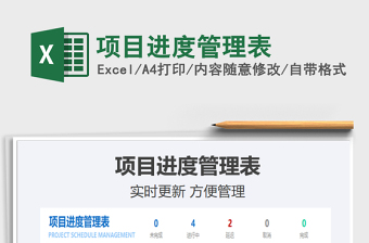 2021年項目進度管理表