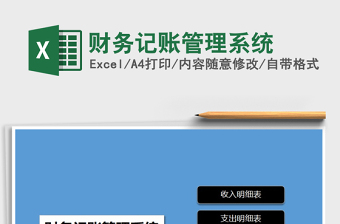 2021年財(cái)務(wù)記賬管理系統(tǒng)