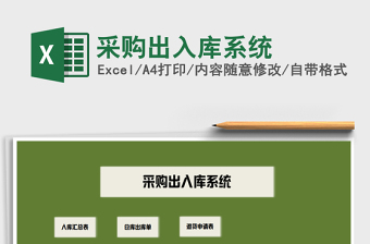 2021年采購出入庫系統(tǒng)