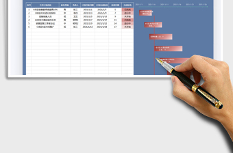 2021年工作计划表-甘特图