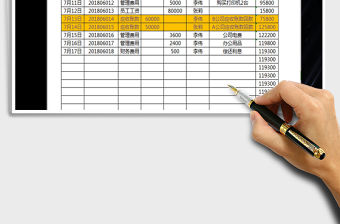 2021年收支記賬表
