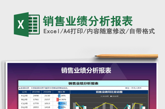 2021年銷(xiāo)售業(yè)績(jī)分析報(bào)表