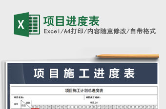 2021年項目進度表