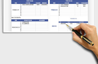 2021年工作總結計劃周報