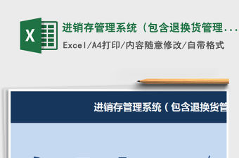 2021年進銷存管理系統(tǒng)（包含退換貨管理）