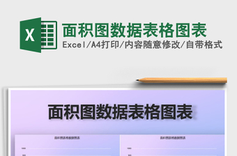 2021年面積圖數(shù)據(jù)表格圖表